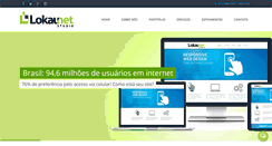 Desktop Screenshot of lokaunet.com.br